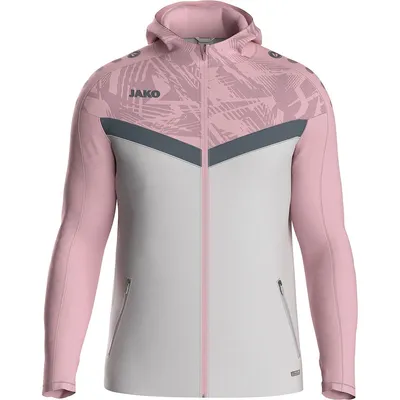 Produktbild von JAKO Kapuzenjacke Iconic 152 soft grey/dusky pink/anthra light