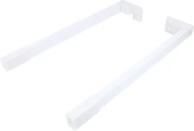 Produktbild von Weiß 300mm Schubladenreling Längsreling Set Schubladenerweiterung langlebig