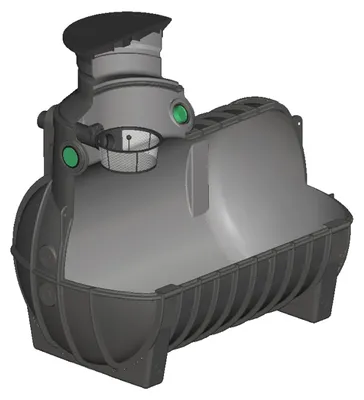 Produktbild von Regenwasser Zisterne 2000 Liter AQUA-RONDO für den Garten