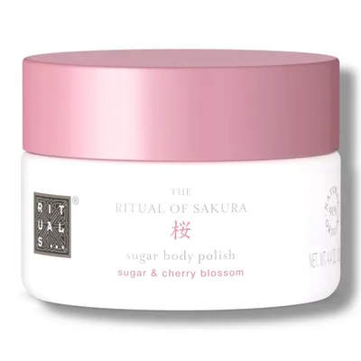 Produktbild von RITUALS Körperpeeling 125g The Ritual of Sakura Body Scrub 125g - Erfrischender Duft von Kirschblüte und pflegender Reismilch