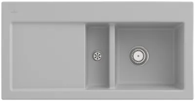 Produktbild von Villeroy & Boch Keramikspüle 671201SM, Subway 60 Einbauspüle - inkl.