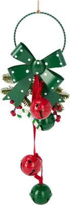 Produktbild von Weihnachtsdeko mit Metallglöckchen, 29 cm