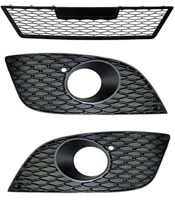 Produktbild von SET Lüftungsgitter GRILL GITTER Stoßstange vorne Für SEAT LEON 1P1 2009 - 2012