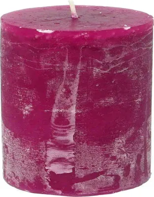 Produktbild von Stumpenkerze durchgefärbt beere mamoriert Ø 10 cm x 12 cm