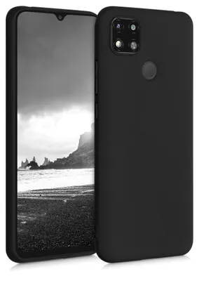Produktbild von kwmobile Handyhülle für Xiaomi Redmi 9C Hülle - TPU Case - Kabelloses Laden - Schutzhülle Cover in Schwarz matt