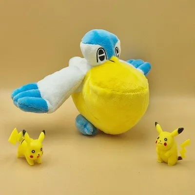 Obrázok produktu pre Plyšová hračka Pokemon Pelipper – 19 cm plyšák Pelipper