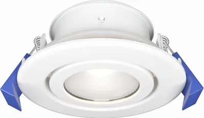 Image de HOFTRONIC - Spot LED encastrable inclinable 85mm GU10 IP65 Blanc Rond