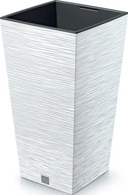 Obrázok produktu pre Nohel Záhradný obal na kvetináč FURU SQUARE 2v1 plast 30x30x55cm