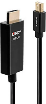 Produktbild von LINDY Mini-DisplayPort an HDMI Adapterkabel mit HDR 2m