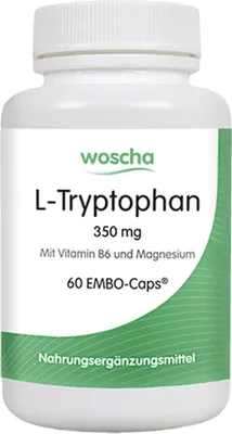 Produktbild von Woscha L-Tryptophan 350 mg  - 60 Kapseln