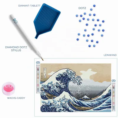 Immagine prodotto di Diamante Dotz "La grande onda al largo di Kanagawa