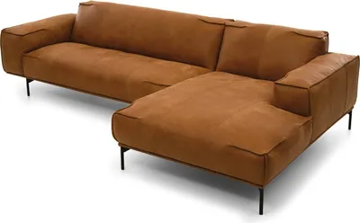 Produktbild von Sofa Walker 2,5-Sitzer 298x160 cm Recamiere rechts Braun