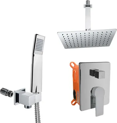 Zdjęcie produktu dla Zestaw prysznicowy Mereo z dwudrożną baterią podtynkową - CB650SD2