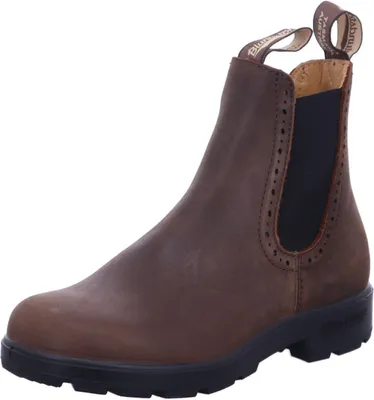 A single brown boot is shown against a white background.