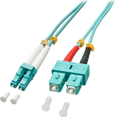 Produktbild von LINDY LWL-Duplexkabel LC/SC OM3 20m 50/125, Multimode