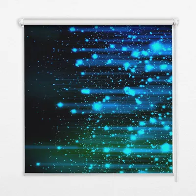 Produktbild von Seitenzug-Rollo Fensterrollo Jalousie - Lichtdurchlässig Springrollos - 110x140 cm - Blau-Grad