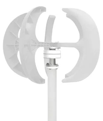 Productafbeelding van Windturbine, 600W vermogen, 5-bladig ontwerp, WIT