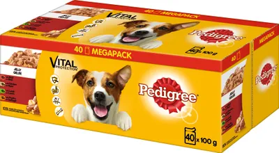 Produktbild von Pedigree 40x 100g - Adult Auswahl in Gelee