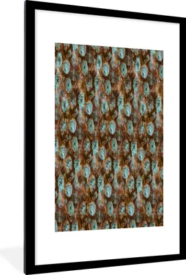Produktbild von MuchoWow® MuchoWow® Gerahmtes Poster Blumen - Rosen - Farben 60x90 cm - Poster mit zchwarzem Bilderrahmen - Dekoration - Wandposter Wohnzimmer - Hochwertig