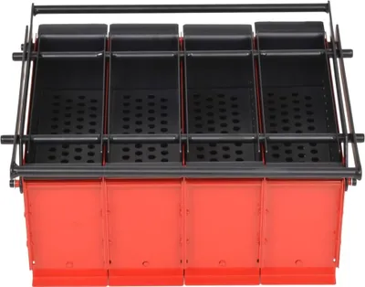 Obrázek produktu pro vidaXL Lis na papírové brikety Ocel 38x31x18 cm Černá a červená