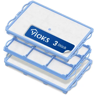 Produktbild von VIOKS Staubsaugerfilter 3xSet Filter Alternativ Bosch 00578863 VZ01MSF für Staubsauger