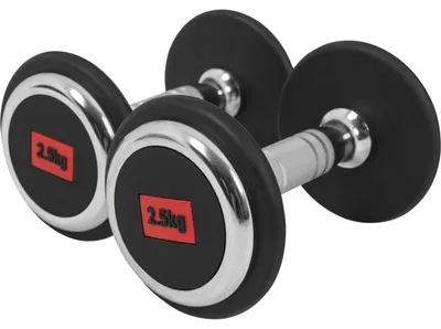 Obrázek produktu pro Gorilla Sports Sada jednoručních činek z litiny, 2 x 2,5 kg