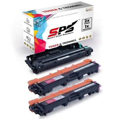 Produktbild von 2x TN245 TN246 Toner Magenta + 1x DR241 Trommel kompatibel für Brother DCP-9020CDW Brother DR241 Brother TN245 TN246 DCP-9015 DCP-9015CDW DCP-9017 DCP-9017CDW DCP-9020 DCP-9020CDW DCP-9022 DCP-9022CDW