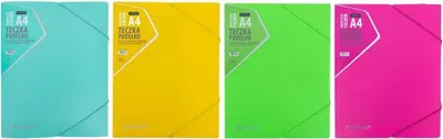 Zdjęcie produktu dla Teczka pudełko Astra PP neon mix z gumką