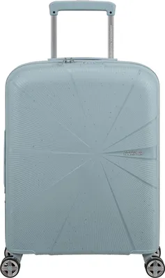 Image de American Tourister trolley Starvibe Spinner 55 / 20 EXP TSA Azzurro Speckles bleu clair