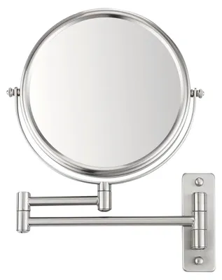 Produktbild von Runder Vergrößerungsspiegel (5-fach), H 20 x B 20 x T 0,5 cm, schwenkbar, verchromt