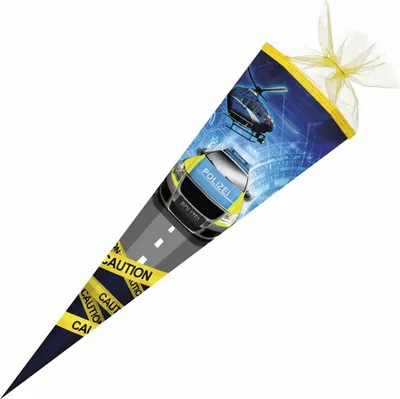 Produktbild von Nestler Schultüte Tüllv. 85 cm 6-eckig Sonderkommando