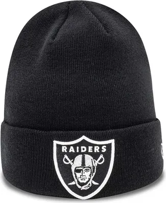 Produktbild von New Era NFL Las Vegas Raiders Essential Cuff Beanie Hat black