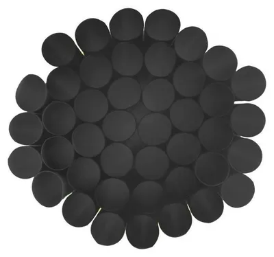 Produktbild von 1000 Mehrweg Plastik Shake Trinkhalme / Strohhalme schwarz 24 cm Ø 9 mm