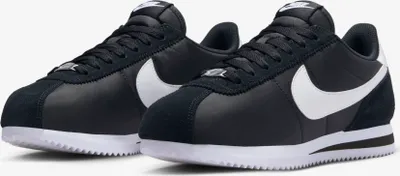 Produktbild von Nike Cortez Textile "Nylon Black White" Sneaker, Schwarz, Größe: 38