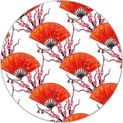 Produktbild von Glas-Herdabdeckplatte Glaskeramikkochfeld-Abdeckung Schneideplatten - 40 cm - Sakura rot und rosa