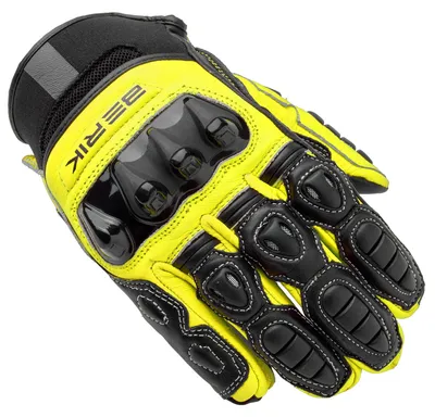 Obrázek produktu pro Motocyklové rukavice Berik Bofur Adventure, dámské, černo-neonově žluté, velikost 3XL
