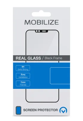 Zdjęcie produktu dla Mobilize Tempered Glass Edge to Edge Screenprotector Black Samsung Galaxy S22