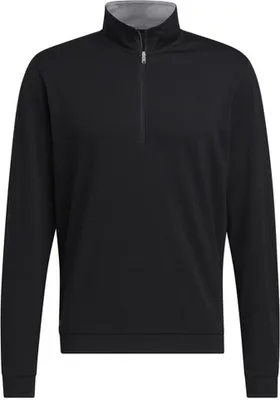 Immagine prodotto di Adidas - Felpa con zip corta "Elevated" da uomo RW9037 (XXL) (Nero)
