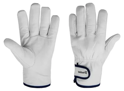 Produktbild von Arbeitshandschuhe aus Ziegenleder mit Winterinnenfutter Handschuhe Lederhandschuhe Sicherheitshandschuhe 3477