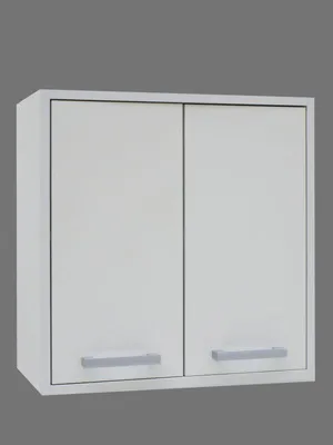 Produktbild von Hängeschrank Cerri 04, Farbe: Weiß - 57 x 56 x 30 cm (H x B x T)