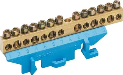 Produktbild von Hager N-Messingklemme KM13N 13 Klemmstellen