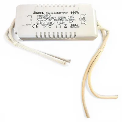 Produktbild von Sompex JINDEL GET-08 Elektronischer Halogen Transformator 12V 160W – Trafo für Halogenlampen 35–160W