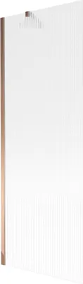 Produktbild von Mexen Next Badewannen-Faltwand 1-flügelig 70 x 150 cm, Streifen, Roségold - 895-070-000-00-09-60