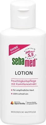 Produktbild von Sebamed Lotion pH 5,5 für empfindliche Haut, stabilisiert den Hautschutzmantel, 50 ml