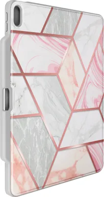 Produktbild von Supcase, Hülle für iPad Air 13 2024 / 2025 / 2026 Rundumschutz mit Standfunktion, Weiß / Rosa