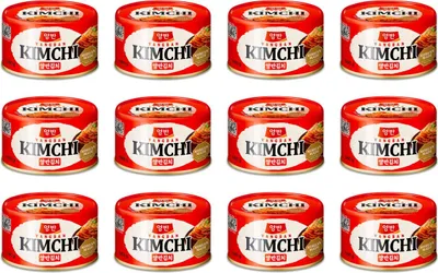 Produktbild von 12x 160g DONGWON Koreanisches Kimchi YangBan eingelegter Chinakohl, fermentiert