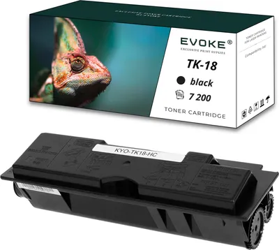 Image de Toner pour Kyocera TK 18 noir TK18 ️️ FS 1018 FS 1020D FS 1118 MFP ️