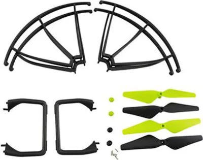 Produktbild von 4PCS Propeller + Schutzabdeckung 2PCS Landevorrichtung für UDI RC U42W U42WH U45 U45W Vierachsiges Drohnenzubehör wie gezeigt