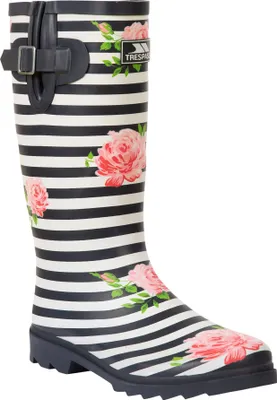 Obrázok produktu pre Trespass - Dámske gumáky "Elena", Floral TP5637 (39 EU) (námornícka modrá/biela/ružová)