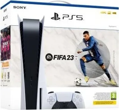 Produktbild von Sony Playstation 5 Disc Edition 825GB Weiß - EA SPORTS FIFA 23